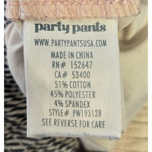 Party Pants Mens Swim Trunks Board Shorts XL Ivory Blue Wave Striped Beach Surf - Picture 11 of 13